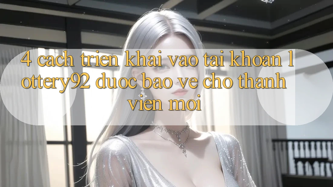 4. Cách triển khai Vào tài khoản lottery92 Được bảo vệ Cho Thành Viên Mới