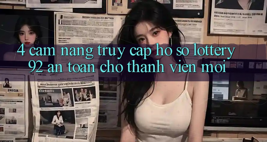 4. Cẩm nang Truy cập hồ sơ lottery92 An Toàn Cho Thành Viên Mới