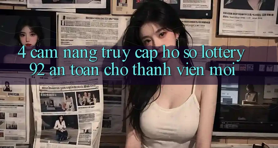 4. Cẩm nang Truy cập hồ sơ lottery92 An Toàn Cho Thành Viên Mới