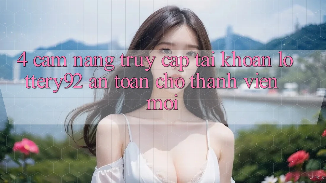 4. Cẩm nang Truy cập tài khoản lottery92 An Toàn Cho Thành Viên Mới