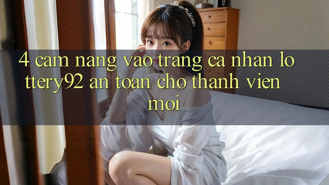4. Cẩm nang Vào trang cá nhân lottery92 An Toàn Cho Thành Viên Mới 4. Cẩm nang Vào trang cá nhân lottery92 An Toàn Cho Thành Viên Mới