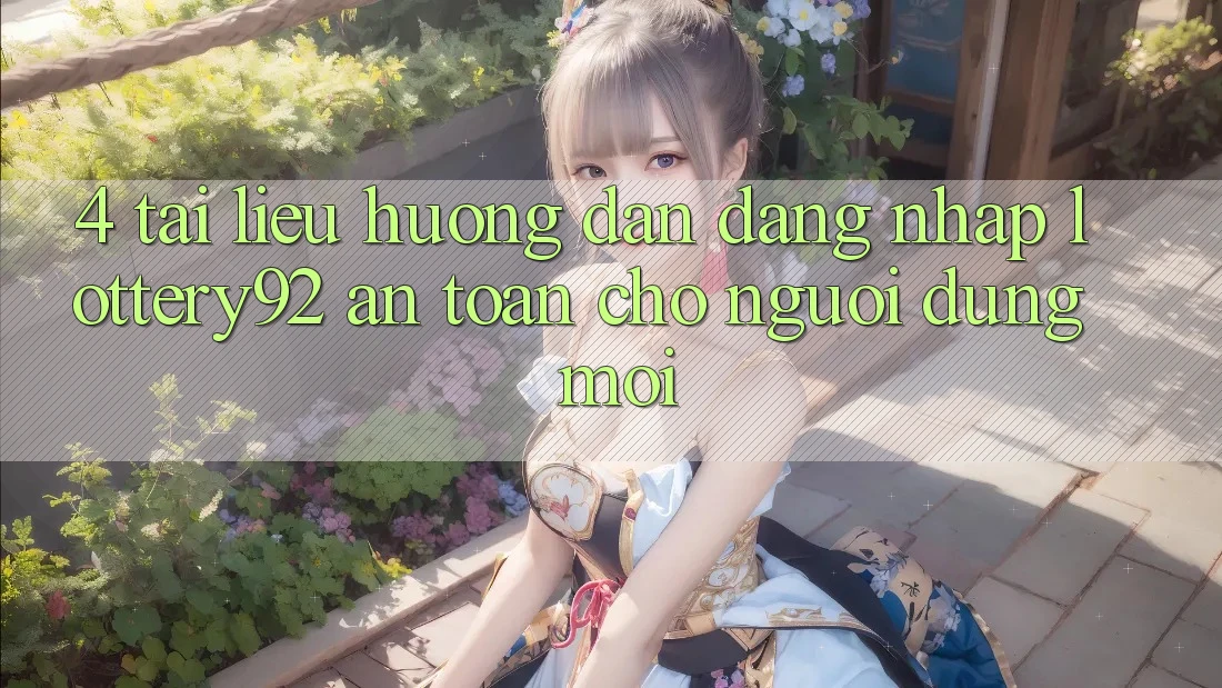 4. Tài liệu hướng dẫn Đăng Nhập lottery92 An Toàn Cho Người dùng Mới 4. Tài liệu hướng dẫn Đăng Nhập lottery92 An Toàn Cho Người dùng Mới