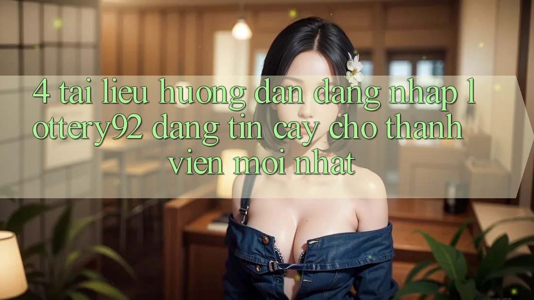 4. Tài liệu hướng dẫn Đăng Nhập lottery92 Đáng tin cậy Cho Thành Viên Mới nhất