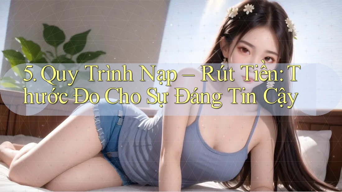 5. Quy Trình Nạp – Rút Tiền: Thước Đo Cho Sự Đáng Tin Cậy