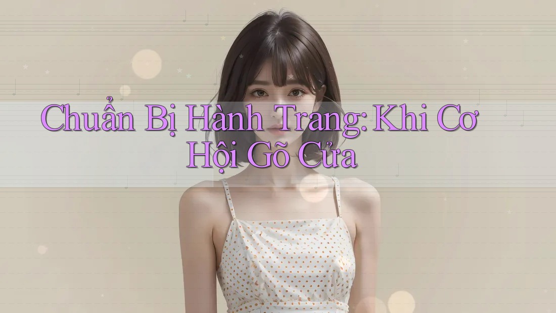 Chuẩn Bị Hành Trang: Khi Cơ Hội Gõ Cửa
