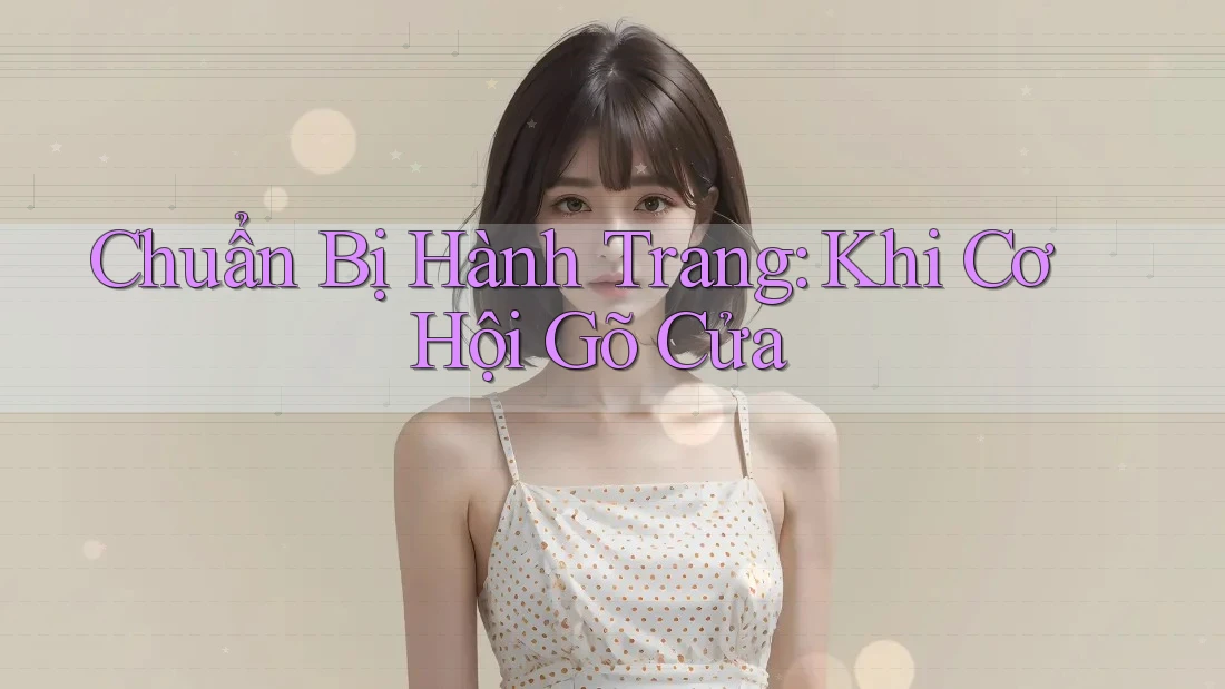 Chuẩn Bị Hành Trang: Khi Cơ Hội Gõ Cửa Chuẩn Bị Hành Trang: Khi Cơ Hội Gõ Cửa