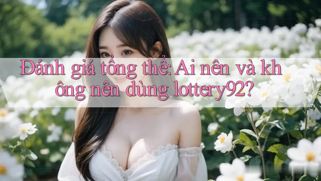 Đánh giá tổng thể: Ai nên và không nên dùng lottery92? Đánh giá tổng thể: Ai nên và không nên dùng lottery92?