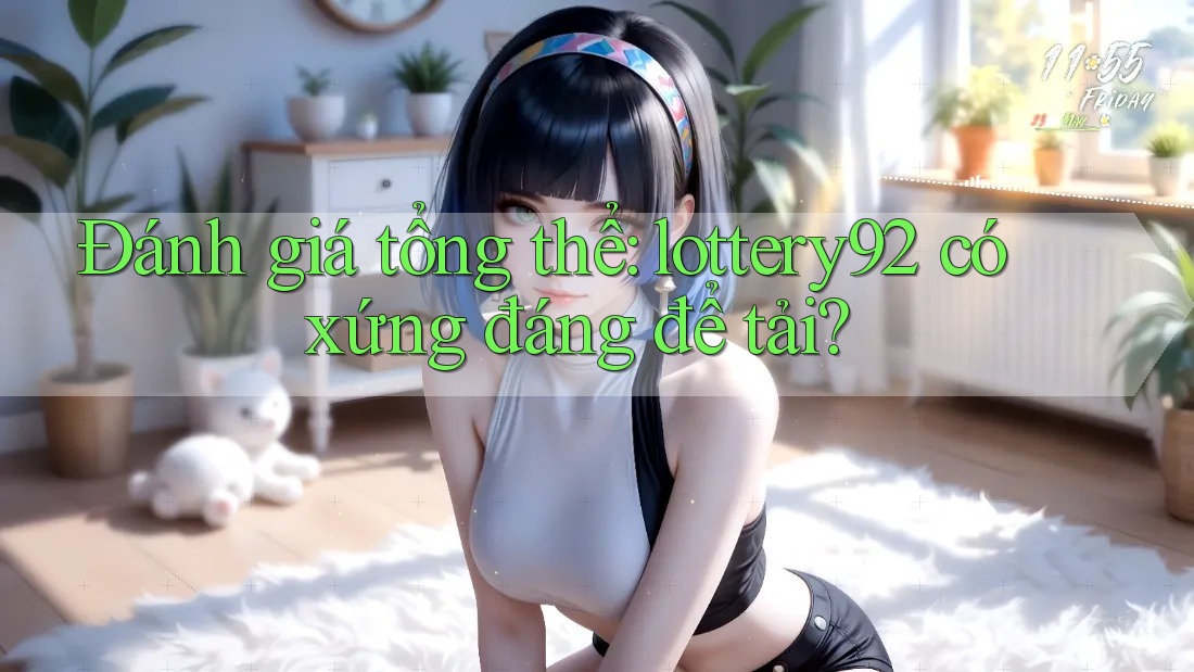 Đánh giá tổng thể: lottery92 có xứng đáng để tải?