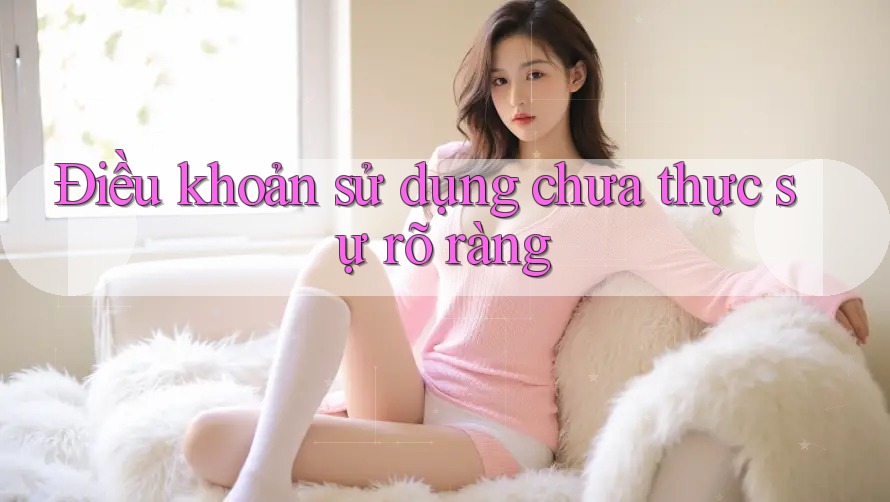 Điều khoản sử dụng chưa thực sự rõ ràng Điều khoản sử dụng chưa thực sự rõ ràng