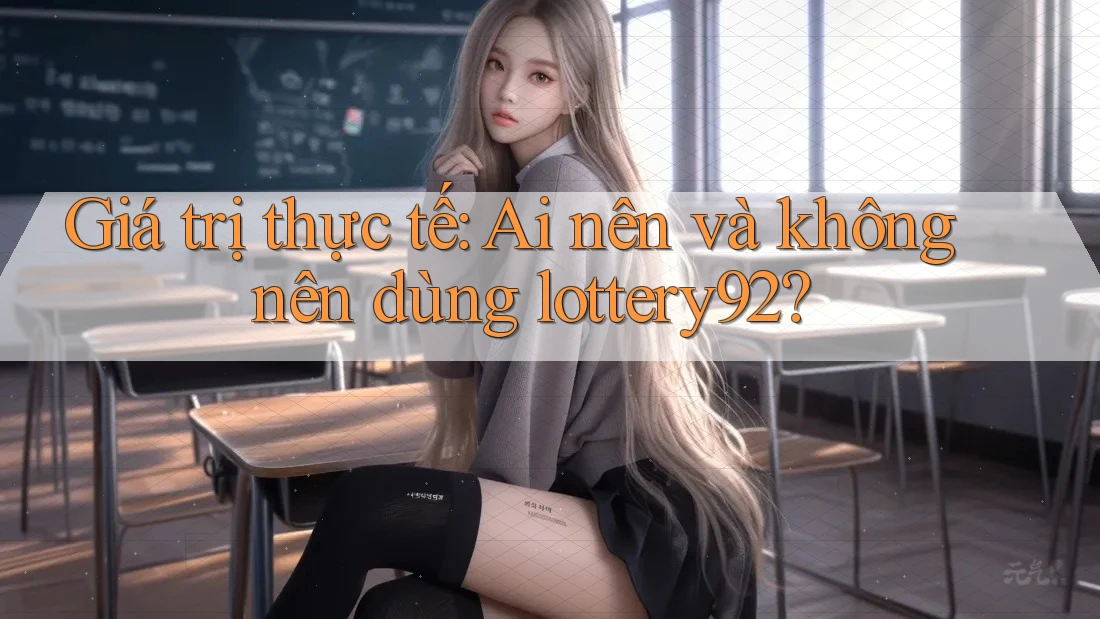 Giá trị thực tế: Ai nên và không nên dùng lottery92? Giá trị thực tế: Ai nên và không nên dùng lottery92?