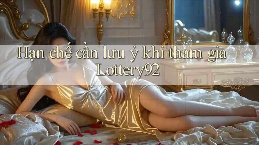 Hạn chế cần lưu ý khi tham gia Lottery92