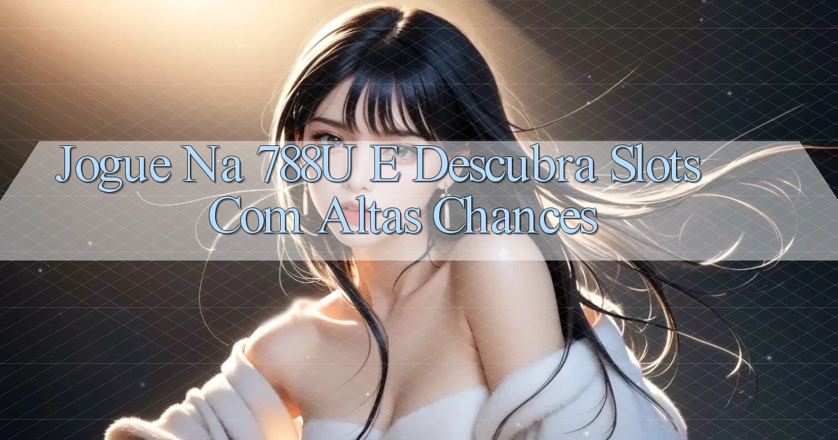 Jogue na 788u e Descubra Slots com Altas Chances