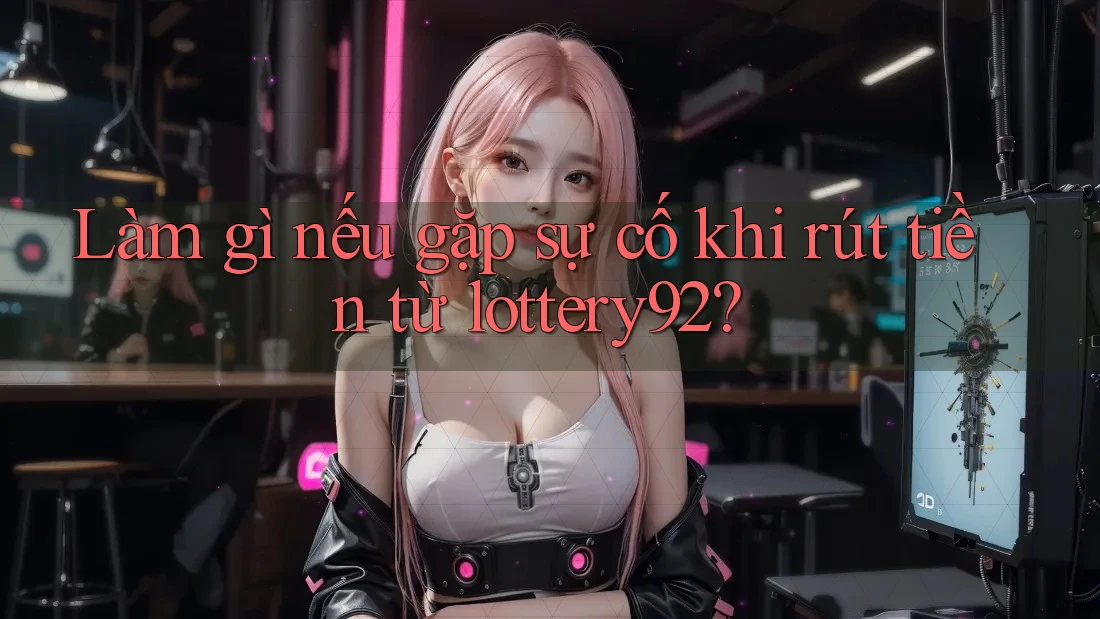 Làm gì nếu gặp sự cố khi rút tiền từ lottery92?
