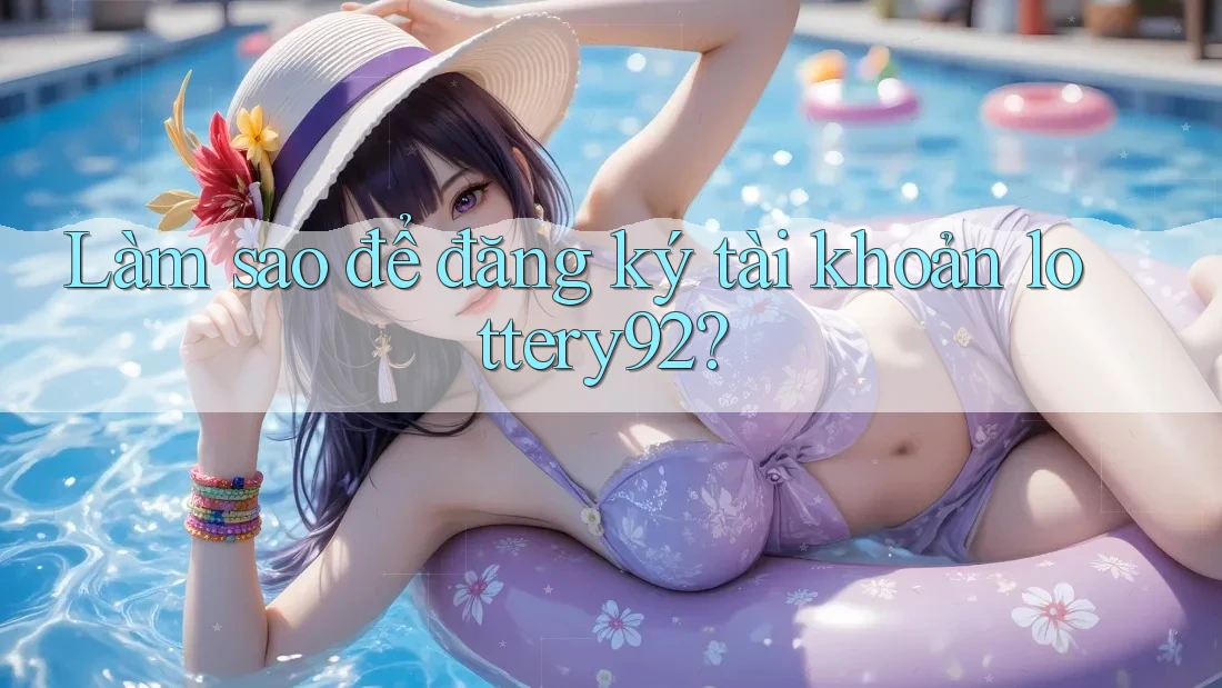 Làm sao để đăng ký tài khoản lottery92? Làm sao để đăng ký tài khoản lottery92?