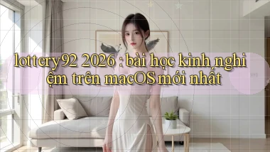 lottery92 2026 bài học kinh nghiệm trên macOS mới nhất