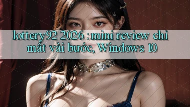 lottery92 2026 mini review chỉ mất vài bước, Windows 10