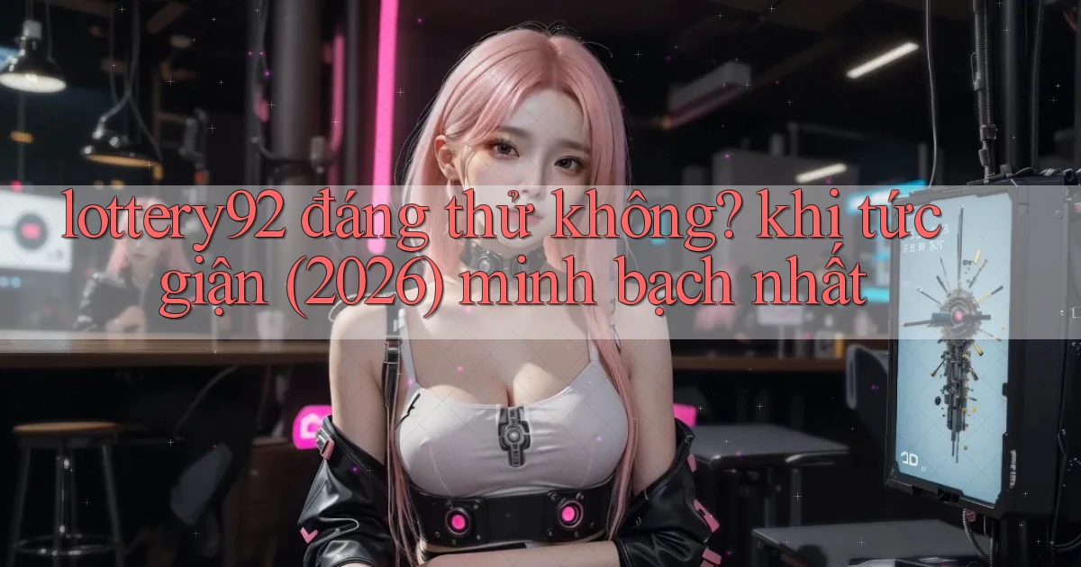 lottery92 đáng thử không khi tức giận (2026) minh bạch nhất