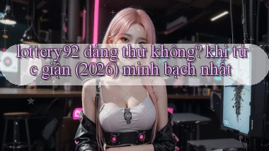 lottery92 đáng thử không khi tức giận (2026) minh bạch nhất