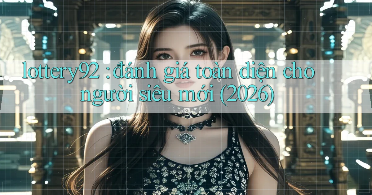 lottery92 đánh giá toàn diện cho người siêu mới (2026)