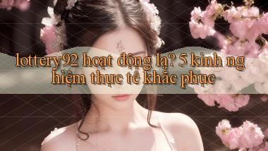 lottery92 hoạt động lạ 5 kinh nghiệm thực tế khắc phục