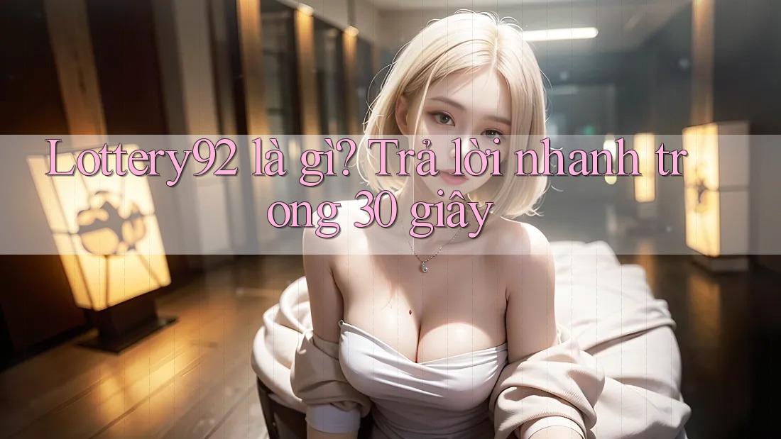 Lottery92 là gì? Trả lời nhanh trong 30 giây Lottery92 là gì? Trả lời nhanh trong 30 giây