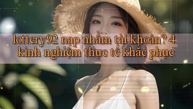 lottery92 nạp nhầm tài khoản 4 kinh nghiệm thực tế khắc phục