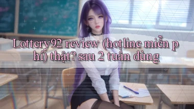 Lottery92 review (hotline miễn phí) thật sau 2 tuần dùng