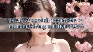 Lottery92 so sánh app mobile cẩm nang không mất tiền (2026)