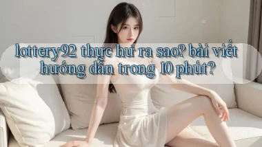 lottery92 thực hư ra sao bài viết hướng dẫn trong 10 phút