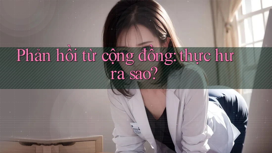 Phản hồi từ cộng đồng: Thực hư ra sao? Phản hồi từ cộng đồng: Thực hư ra sao?