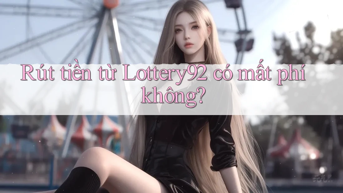 Rút tiền từ Lottery92 có mất phí không?