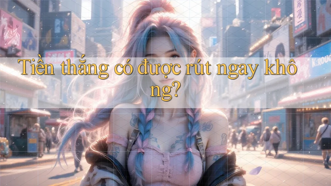 Tiền thắng có được rút ngay không?