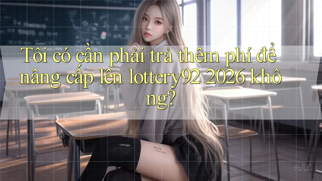 Tôi có cần phải trả thêm phí để nâng cấp lên lottery92 2026 không? Tôi có cần phải trả thêm phí để nâng cấp lên lottery92 2026 không?