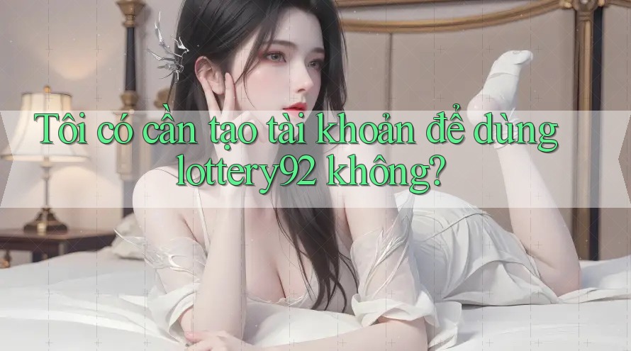 Tôi có cần tạo tài khoản để dùng lottery92 không? Tôi có cần tạo tài khoản để dùng lottery92 không?