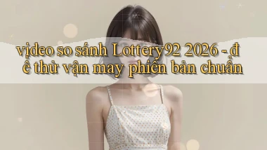 video so sánh Lottery92 2026   để thử vận may phiên bản chuẩn